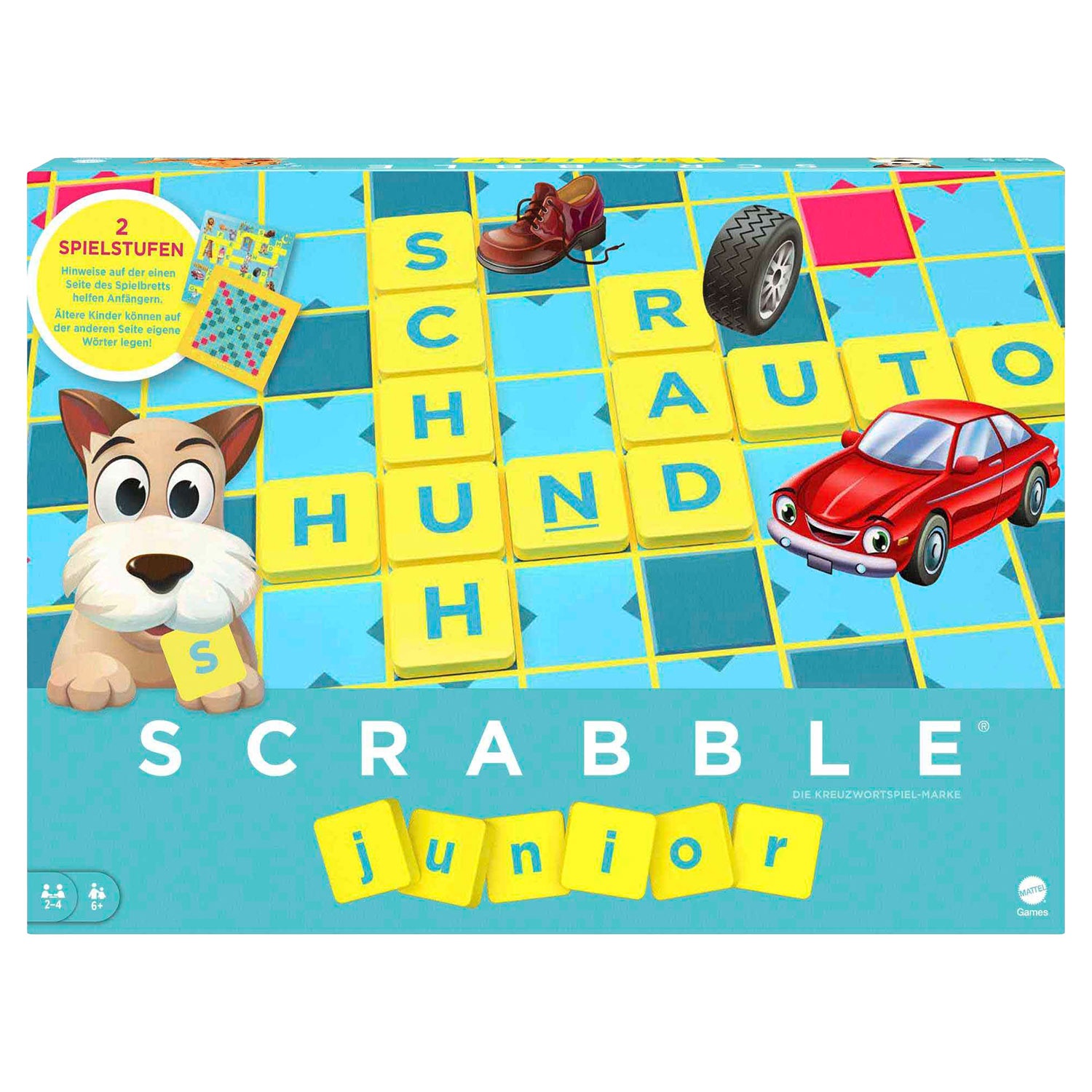Mattel Scrabble Flip – Schnelles Wortspiel Für 2–4 Spieler Ab 8 Jahren