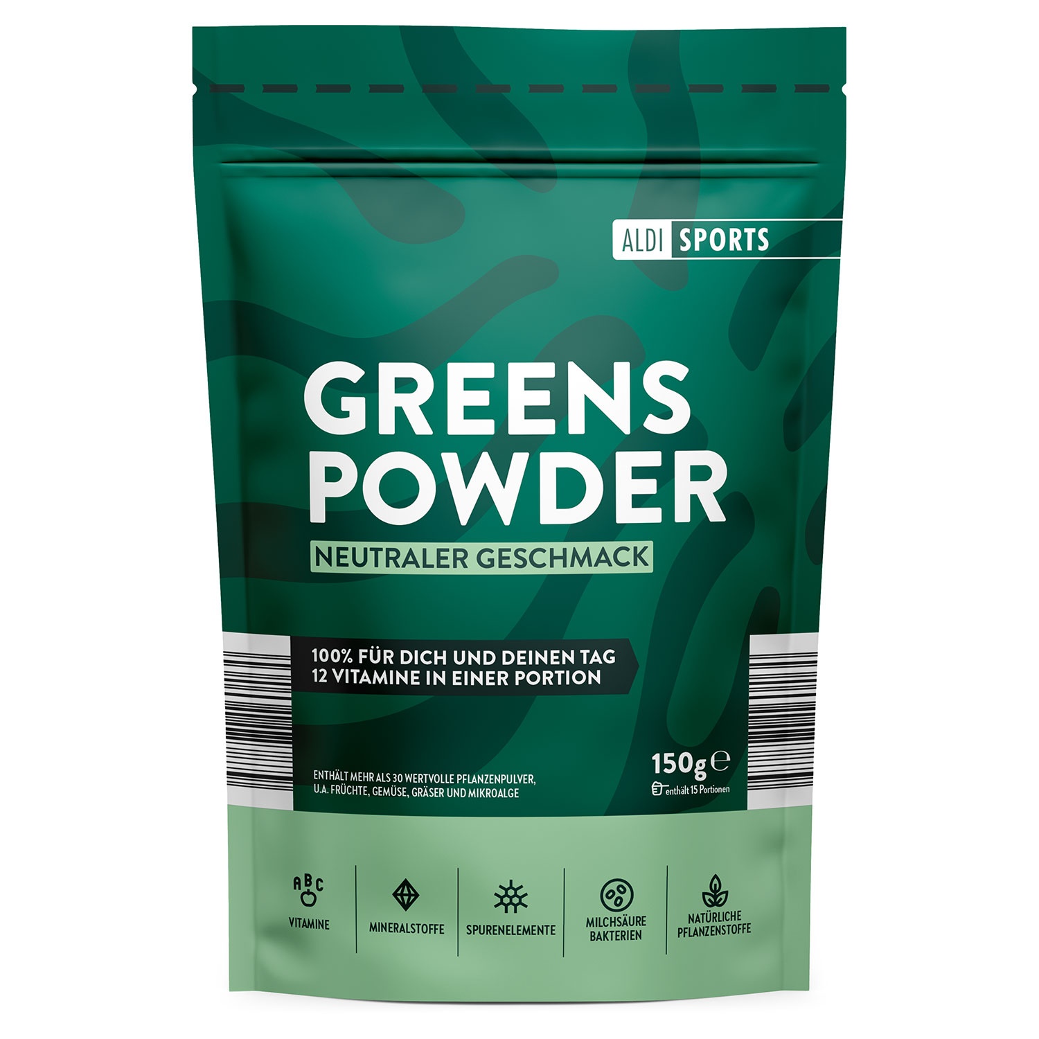 ALDI SPORTS Green Powder 150 g