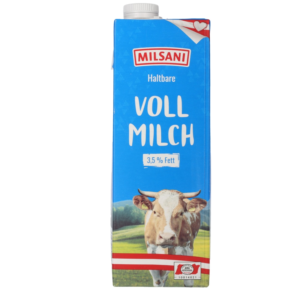 MILSANI Haltbare Vollmilch 3,5% Fett