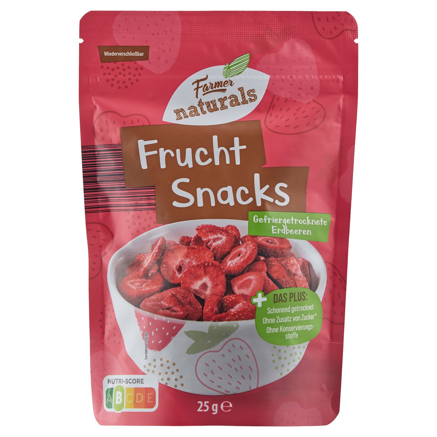 FARMER NATURALS Fruchtsnacks 25 g, Erdbeere