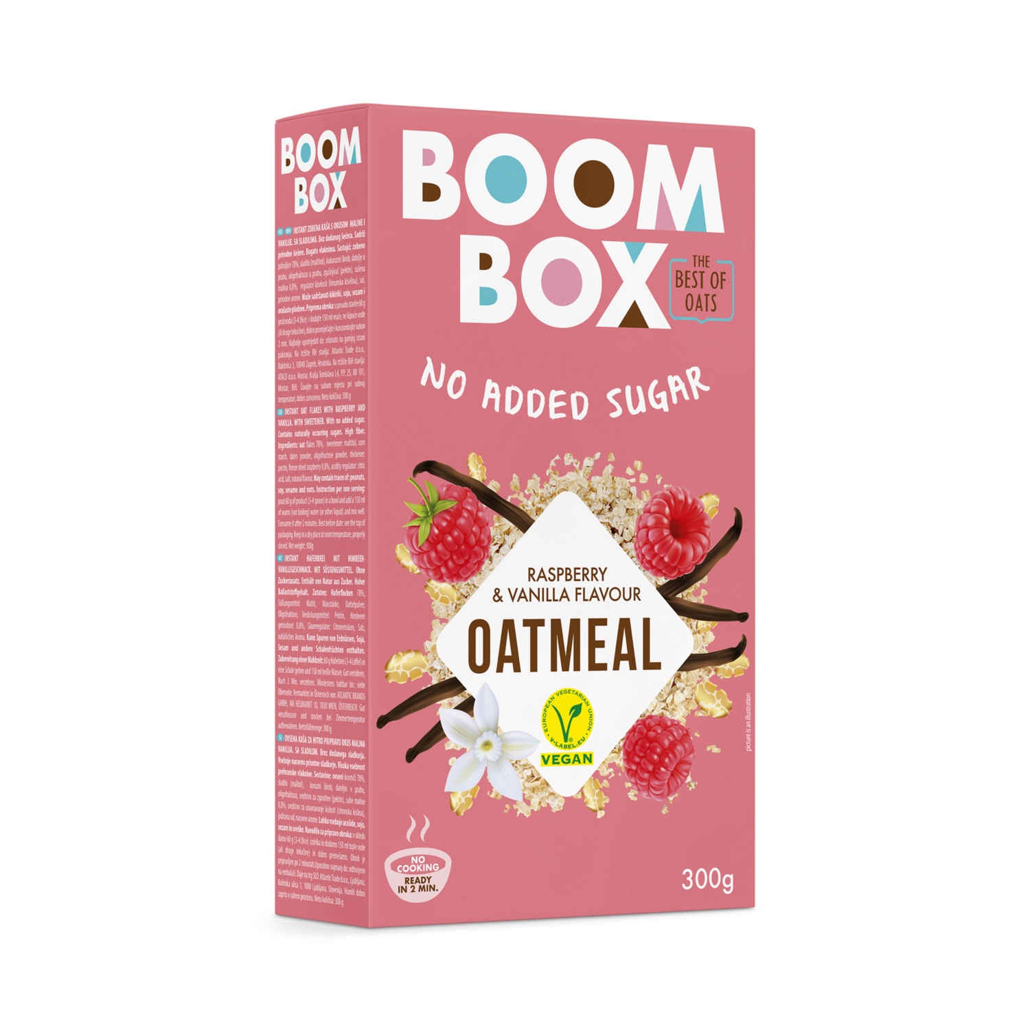 BOOM BOX Porridge, Himbeere-Vanille