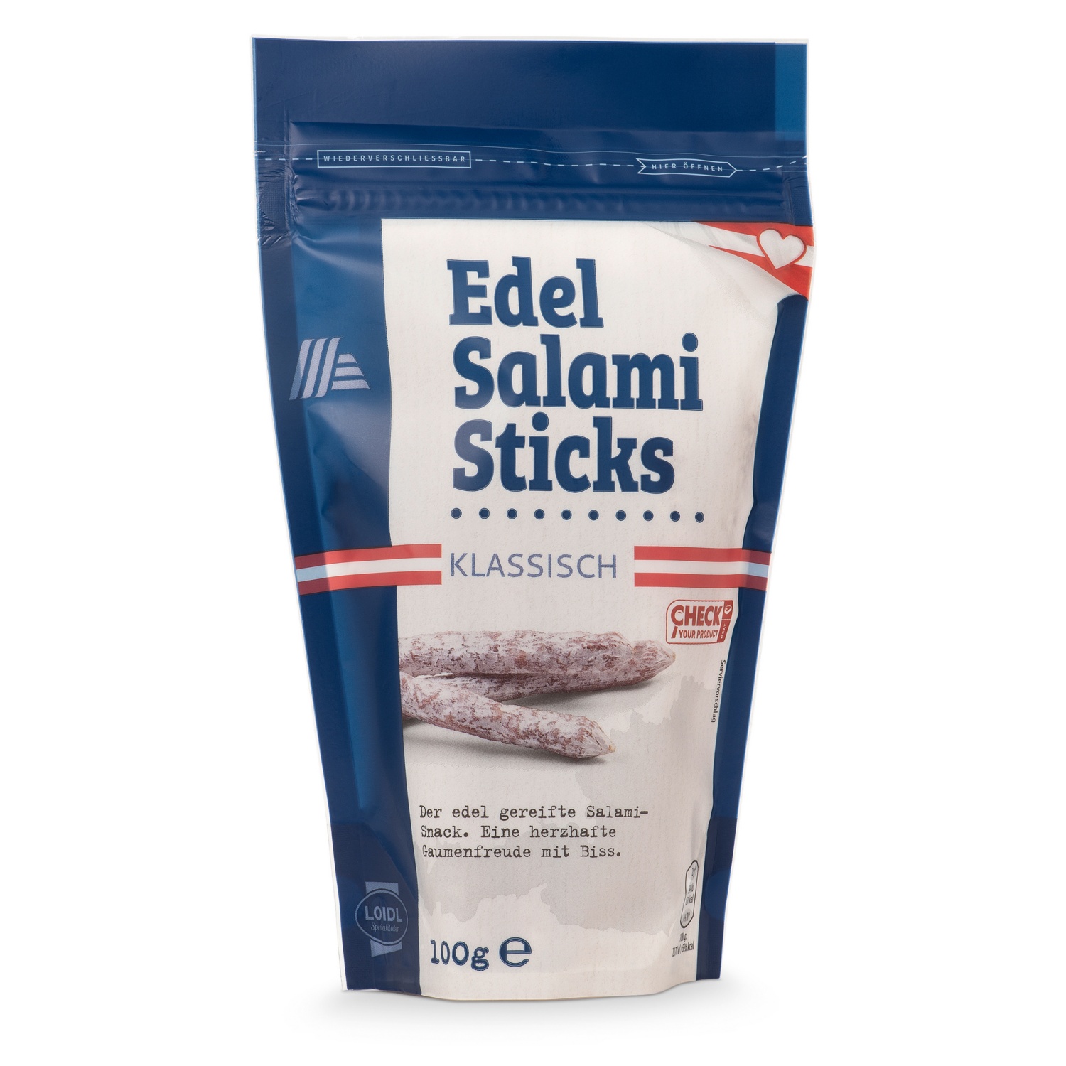 GENUSS 100% AUS ÖSTERREICH Salami Sticks, Klassik
