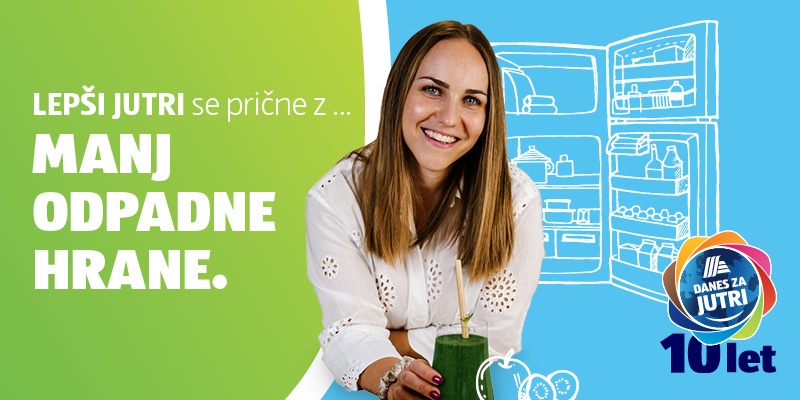 Neja Gril kot ambasadorka projekta Manj odpadne hrane