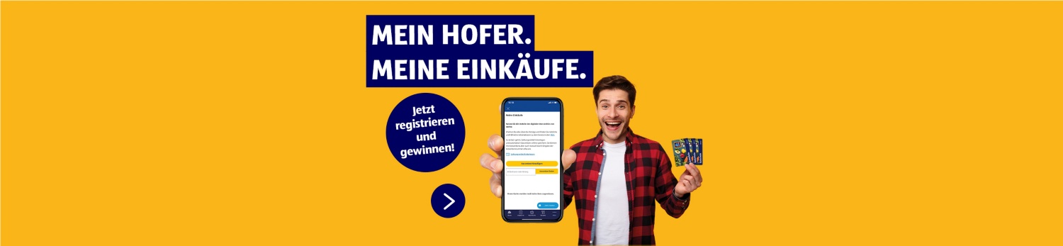 Mein HOFER. Meine Einkäufe.