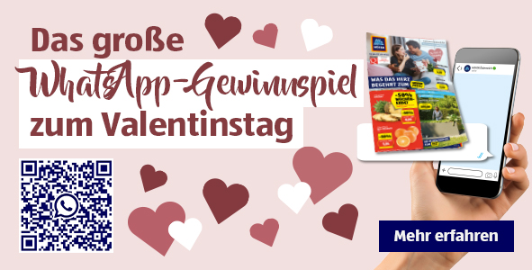 Das große WhatsApp-Gewinnspiel zum Valentinstag!