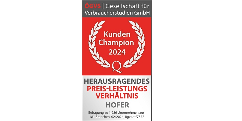 OEGVS 5 fach ausgezeichnet