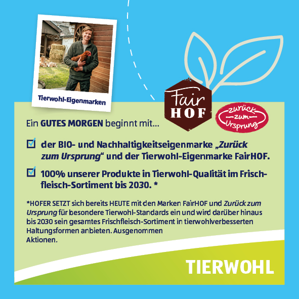 Ein gutes Morgen beginnt mit TIERWOHL.
