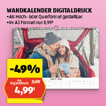 Wandkalender Digitaldruck