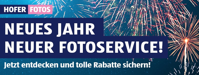 Neues Jahr neuer Fotoservice! Jetzt entdecken und tolle Rabatte sichern!