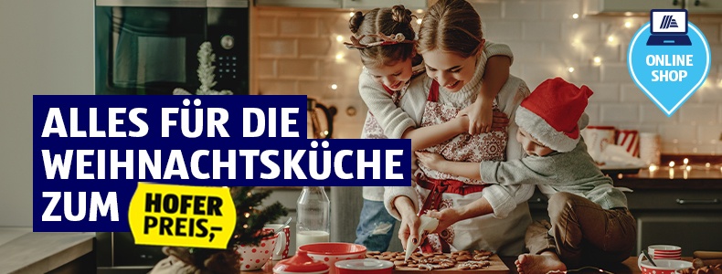 Alles für die Weihnachtsküche zum HOFER Preis