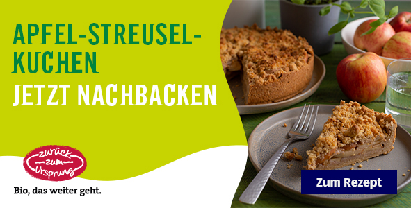 Apfel-Streusel-Kuchen - Jetzt nachbacken