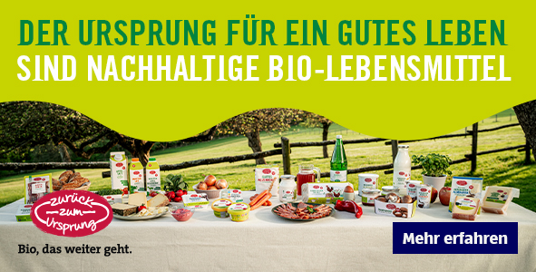 Der Ursprung fr ein gutes Morgen sind nachhaltige BIO-Lebensmittel