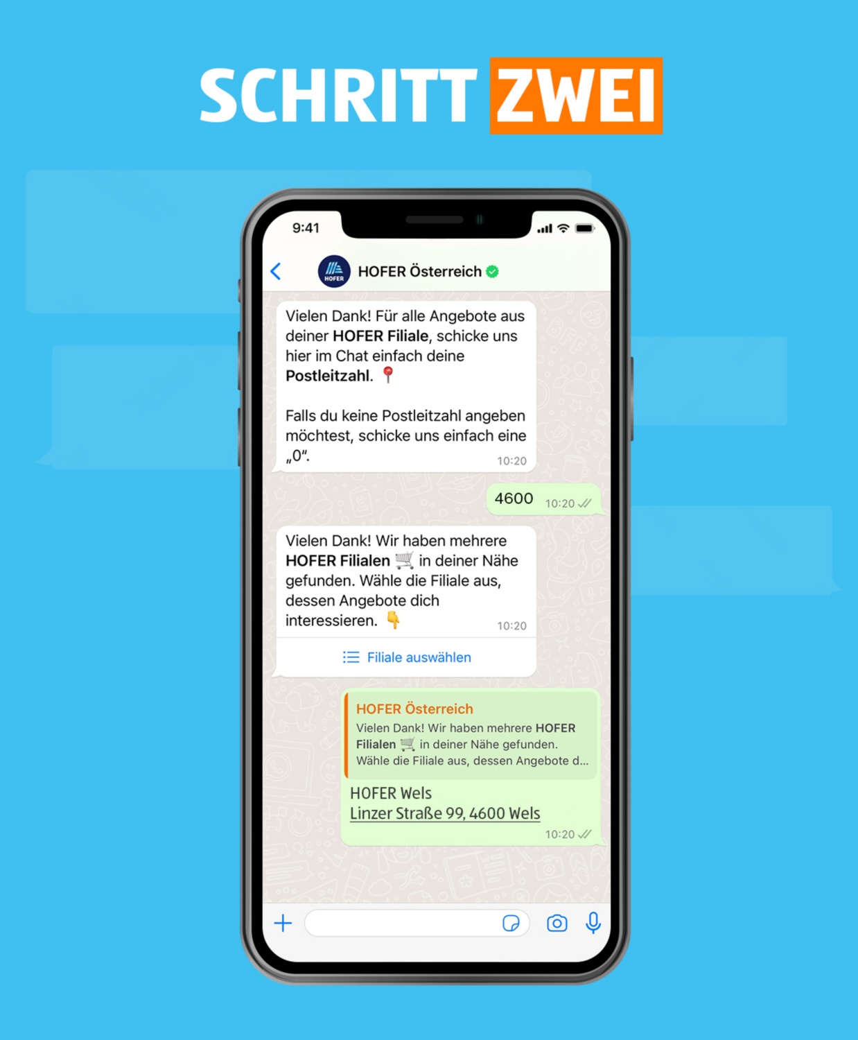 Whatsapp Schritt zwei