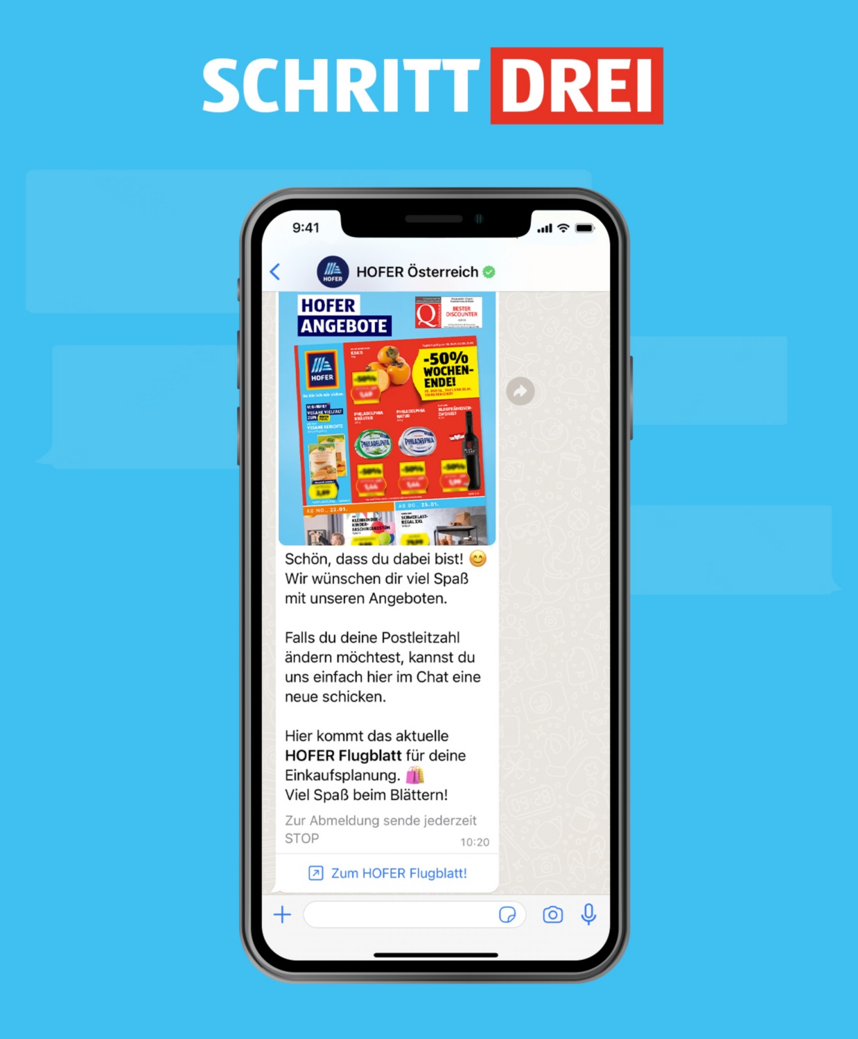 Whatsapp Schritt drei