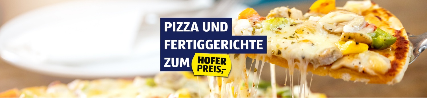 Aufgebackene Pizza
