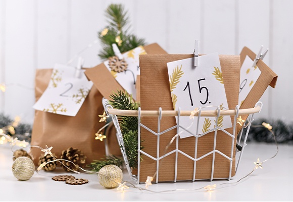 Adventkalender Papiertaschen