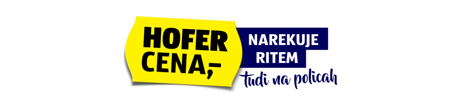 HOFER CENA narekuje ritem tudi na policah