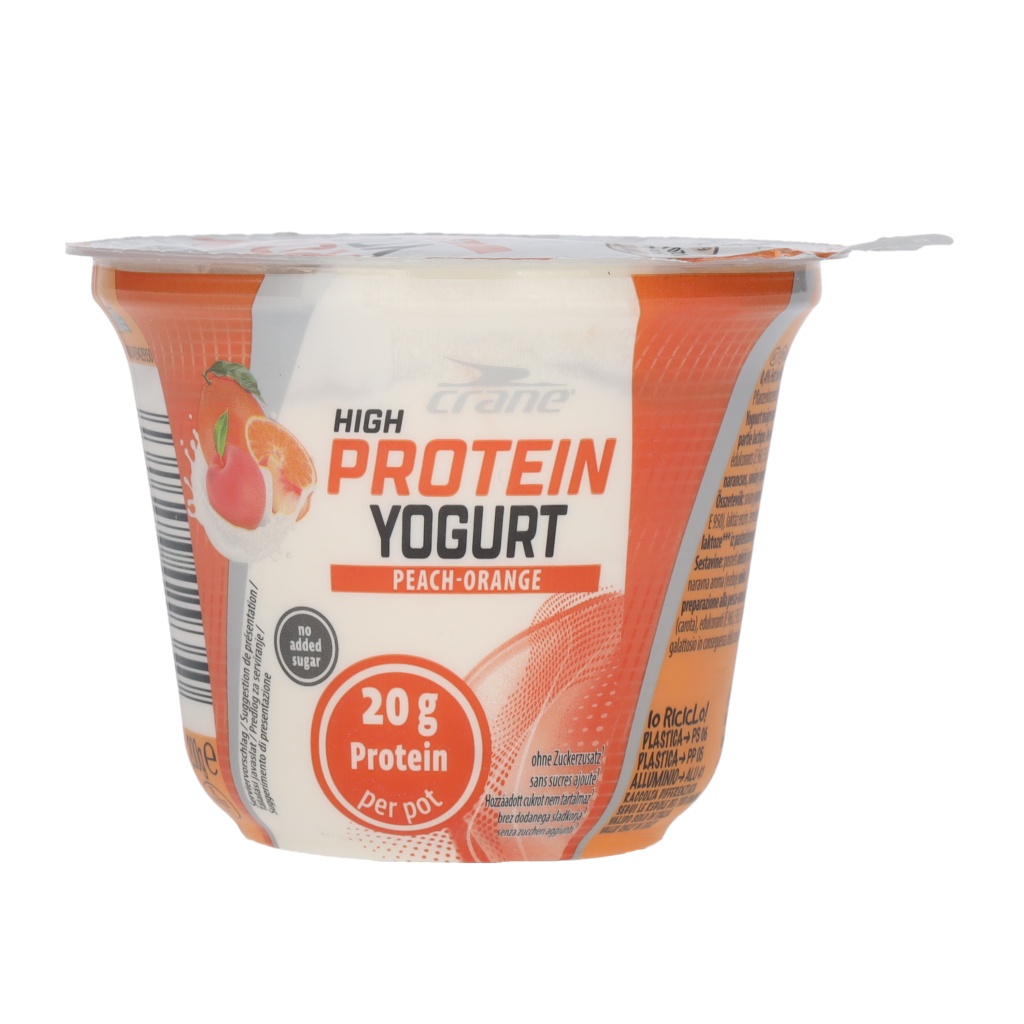 CRANE Proteinjoghurt, Pfirsich-Orange