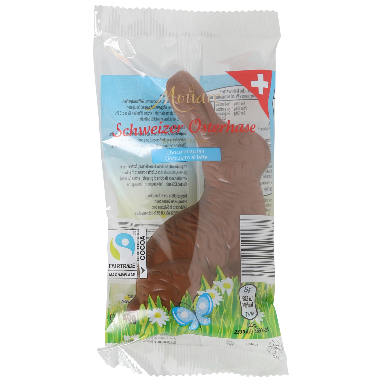 MONARC Coniglietto di Pasqua svizzero, latte intero