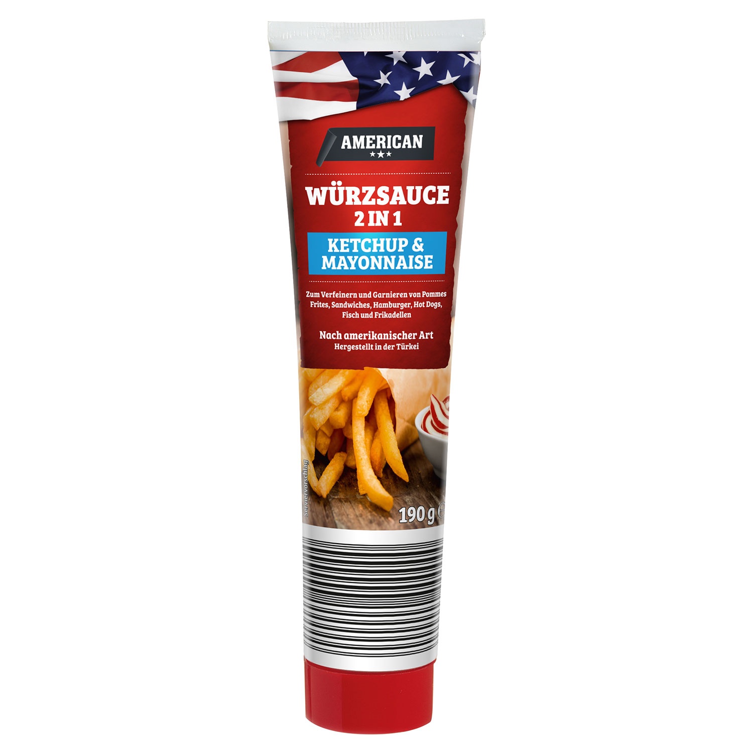 AMERICAN USA Gewürzsauce 2 in 1, Ketchup-Mayo