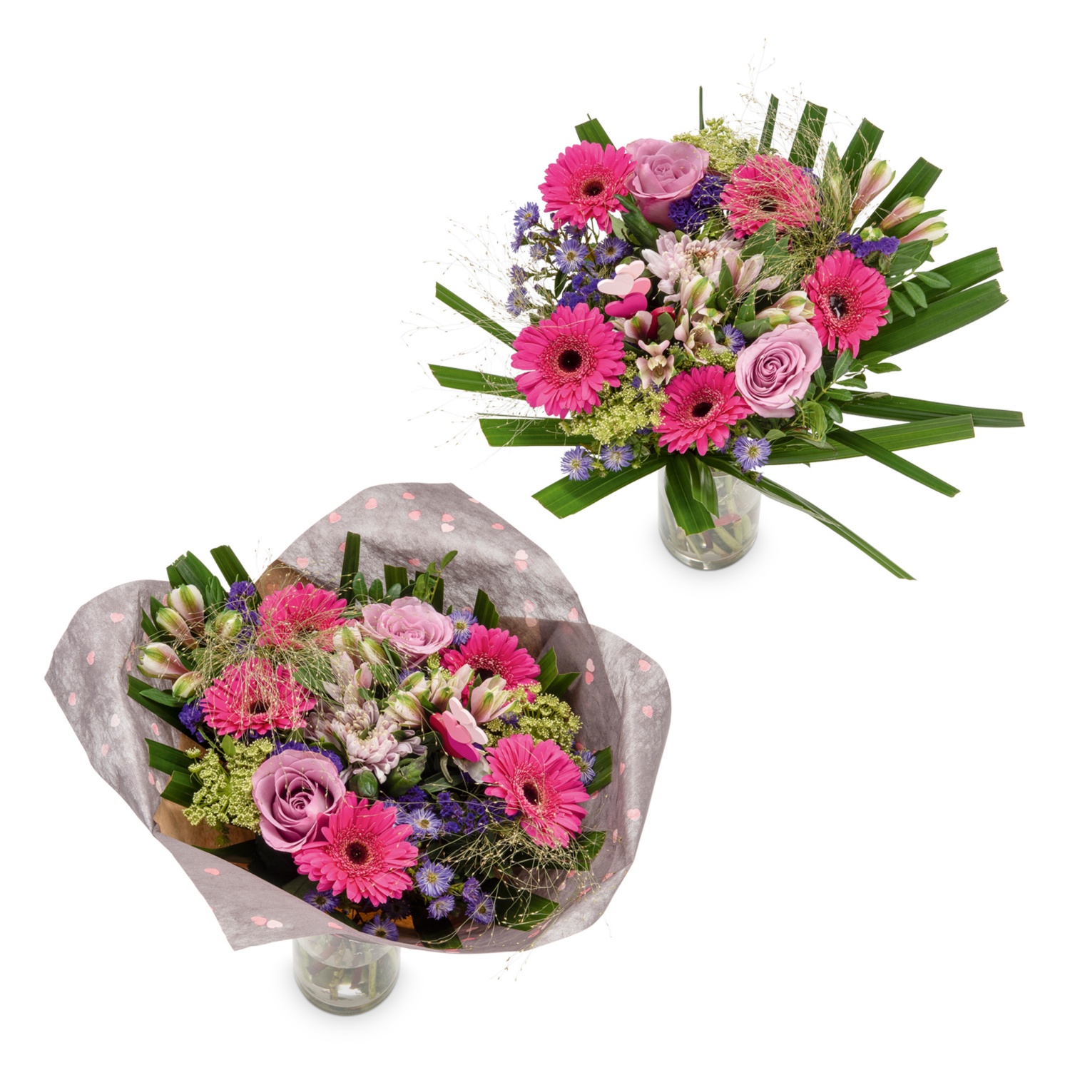 Valentinsstrauß "Exklusiv", Lila