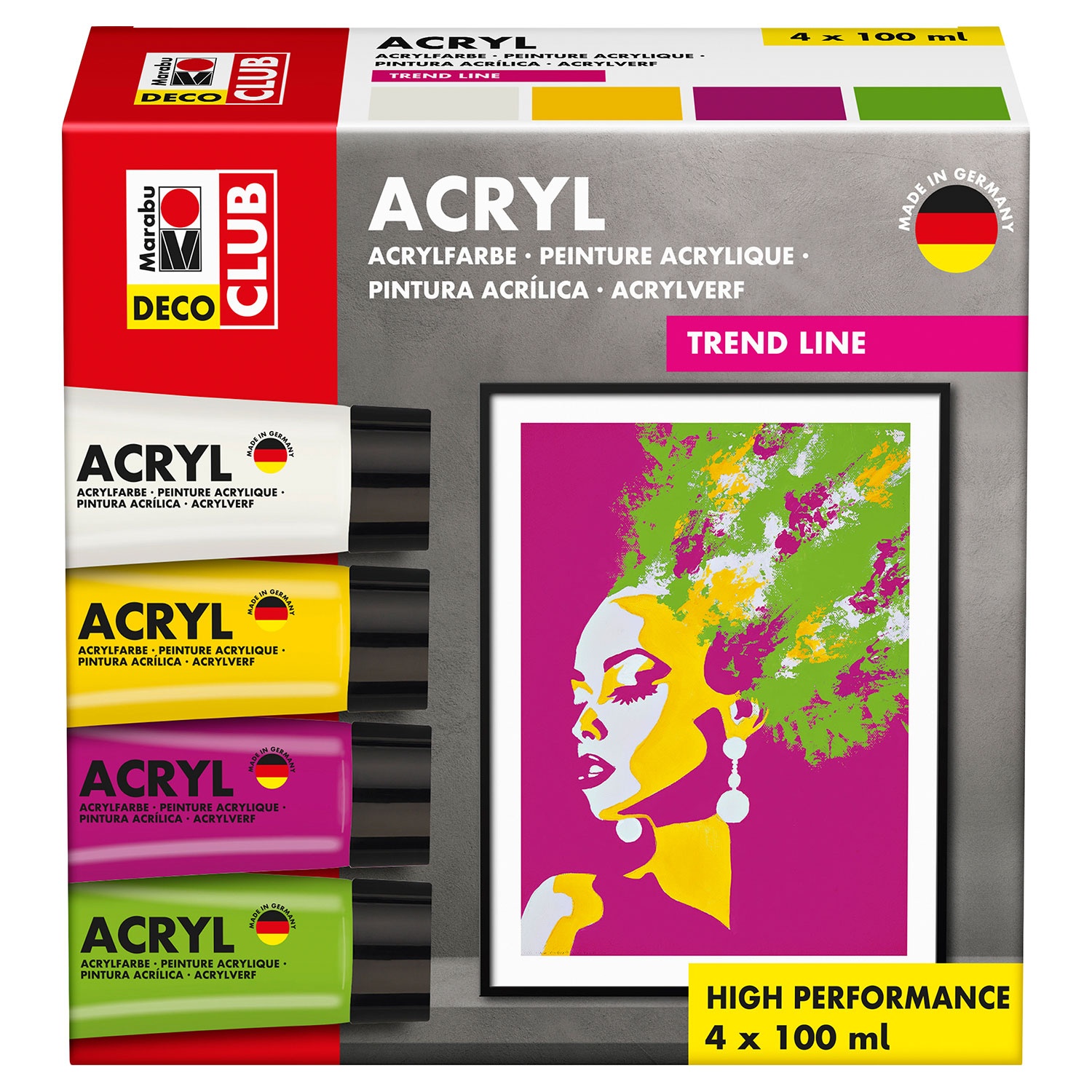 MARABU, Kreativ Farben Set Ma, Acrylfarbe, Trend ALDI SÜD