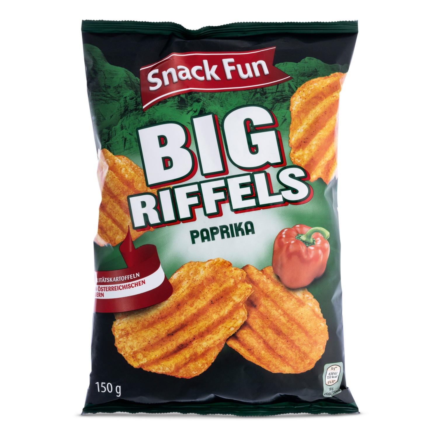 SNACK FUN Big Riffels, Paprika
