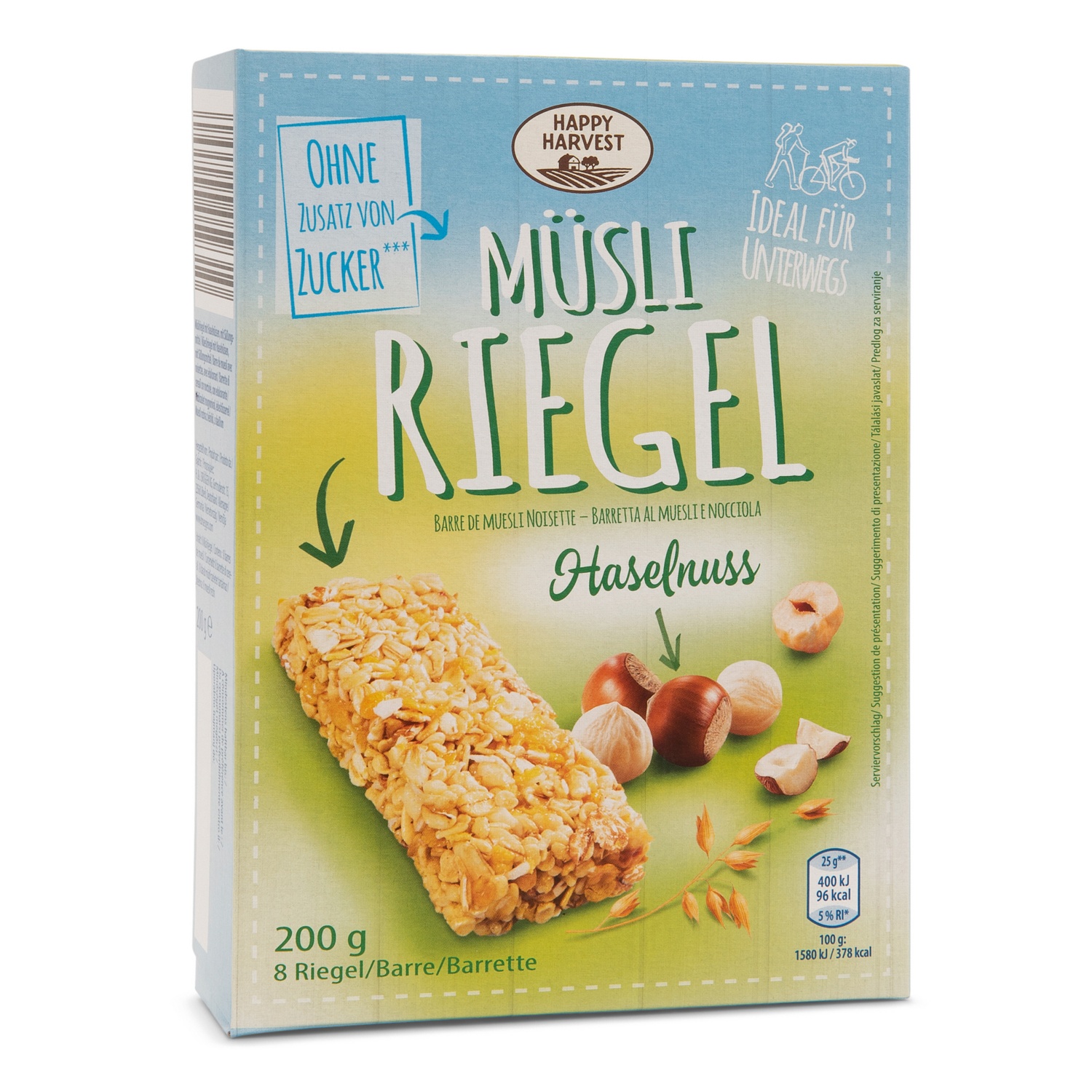 HAPPY HARVEST Müsliriegel, Haselnuss