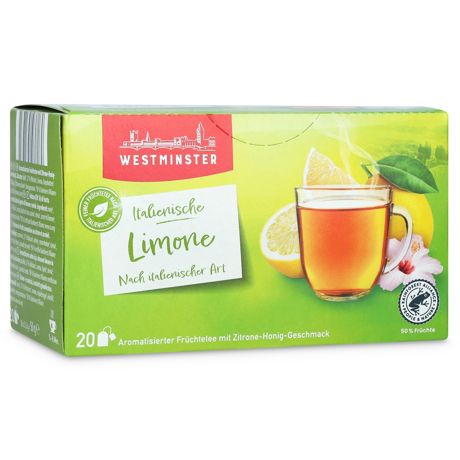 WESTMINSTER Tè di campagna, limone e lime