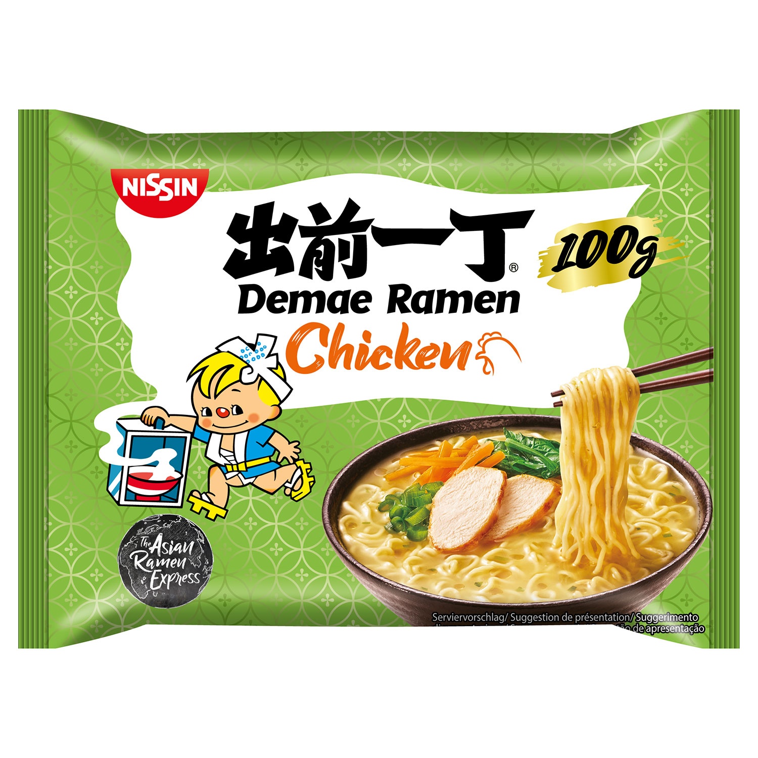 NISSIN Demae Ramen 100 g, Huhn