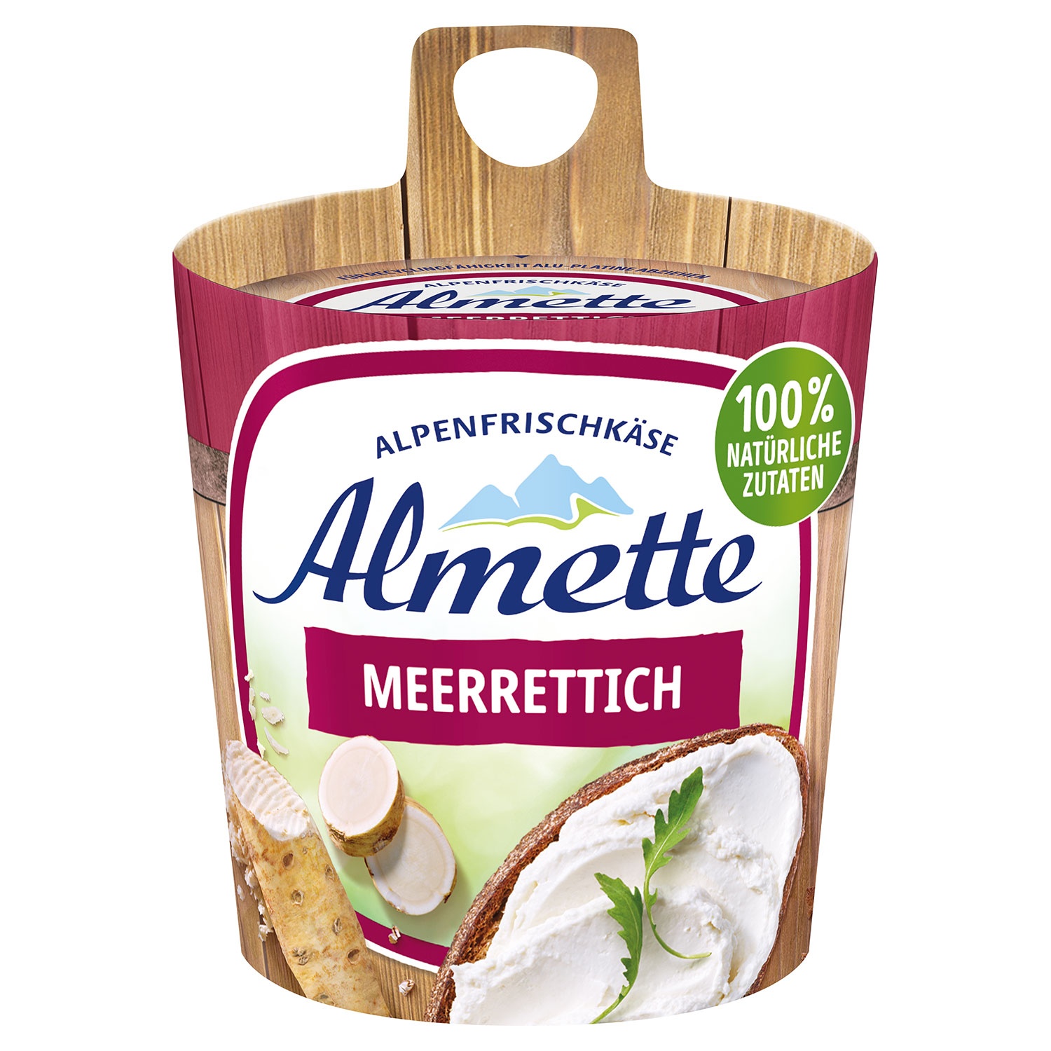 ALMETTE Frischkäse Fass 150 g, Meerrettich