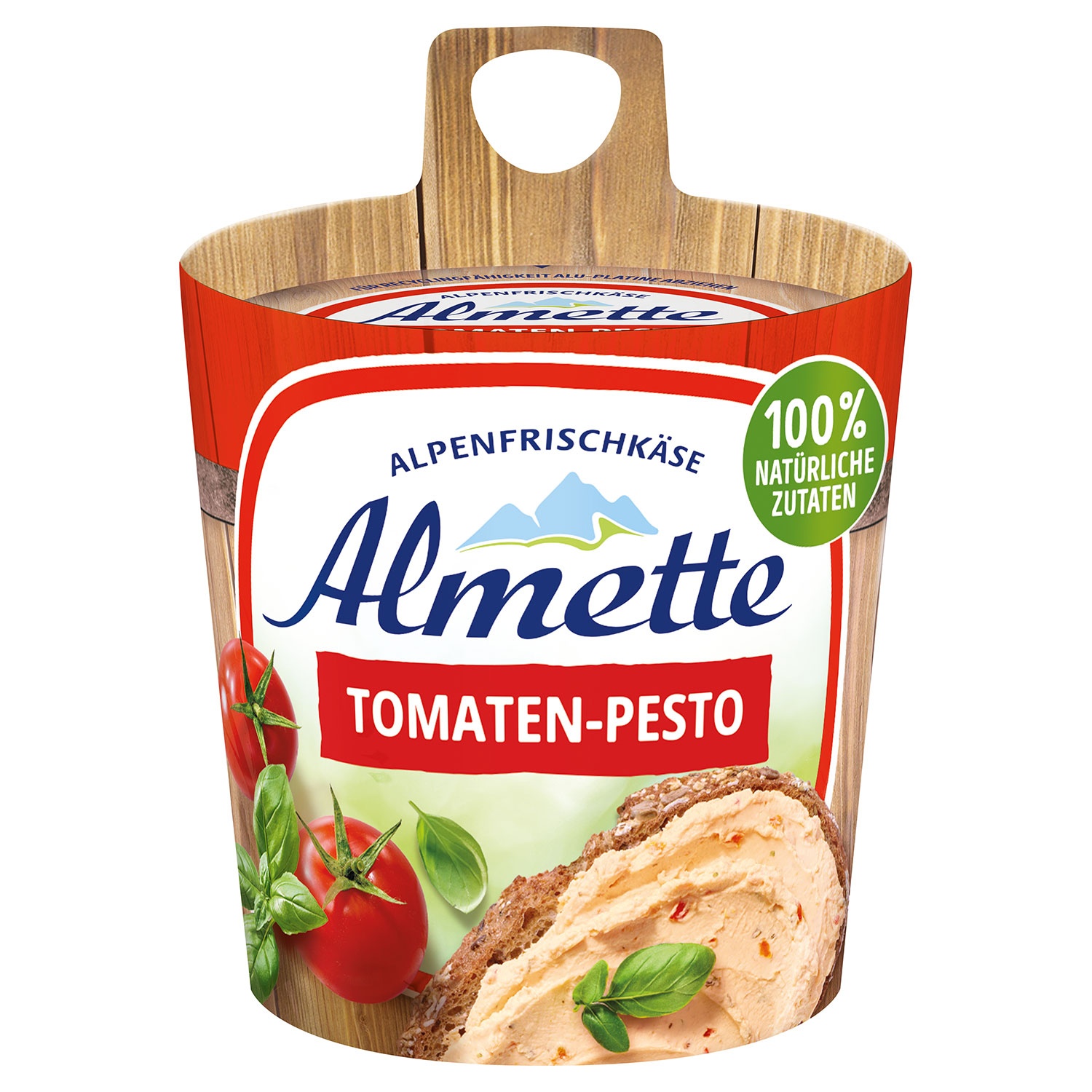 ALMETTE Frischkäse Fass 150 g, Tomaten Pesto