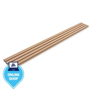 HOME DELUXE WPC Fassadenverkleidung DUVAR – 10 m² teak