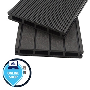 HOME DELUXE SAMANA WPC Terrassendielen anthrazit 10m²