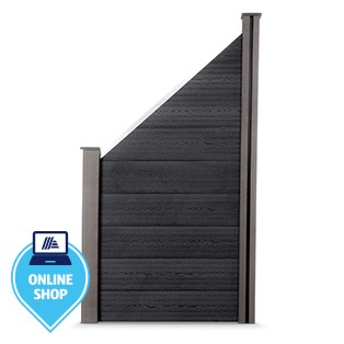 HOME DELUXE WPC Sichtschutzzaun CALLADO - Schrägelement