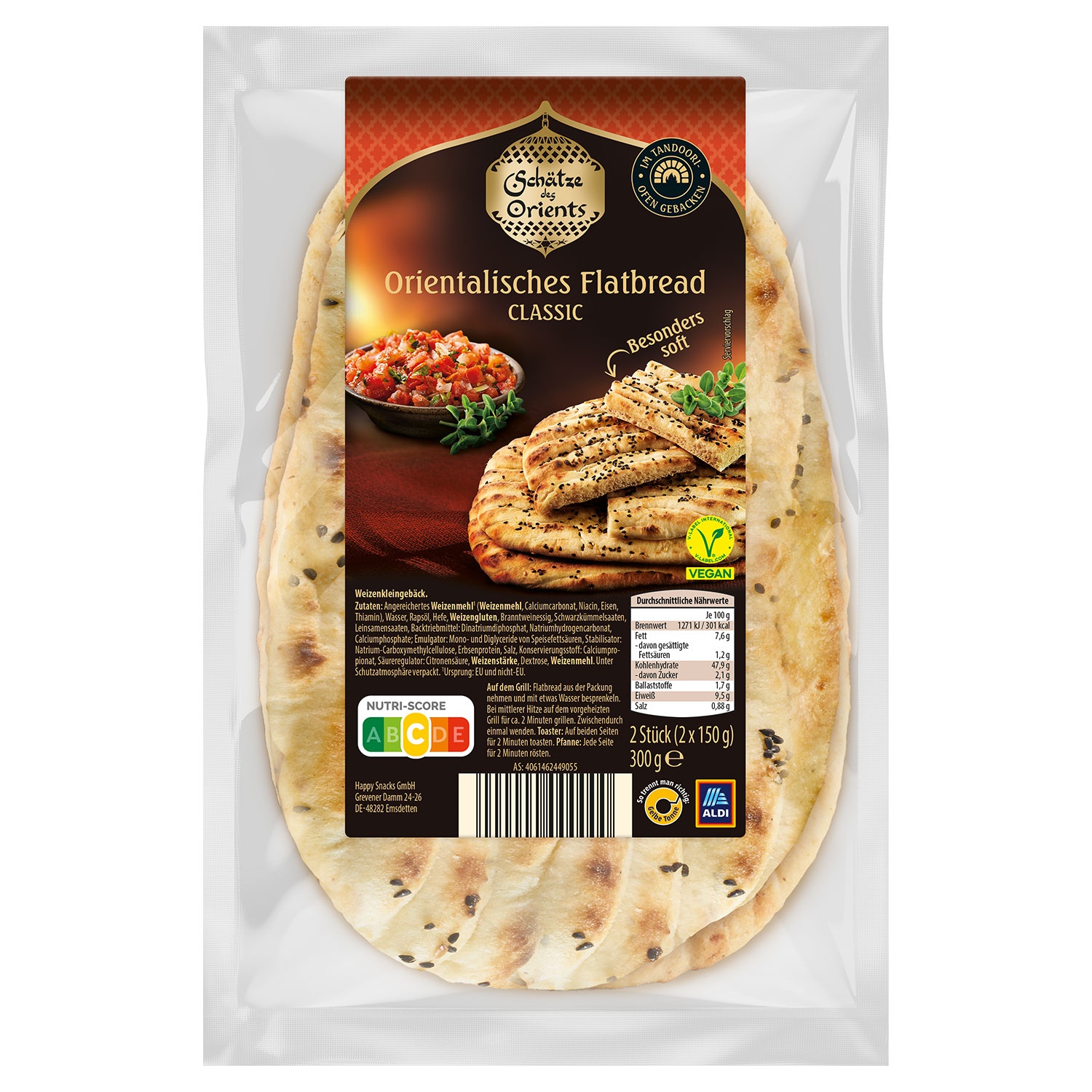 SCHÄTZE DES ORIENTS Orientalisches Flatbread, Classic