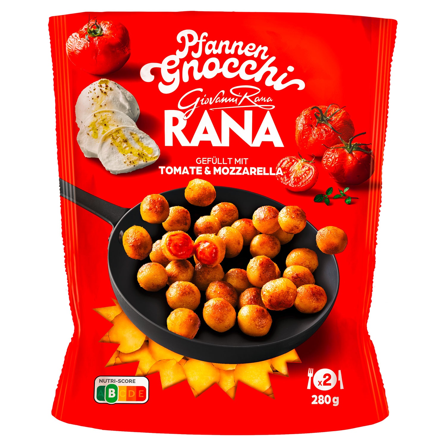 RANA Pfannen Gnocchi 280 g, Tomaten-Mozzarella