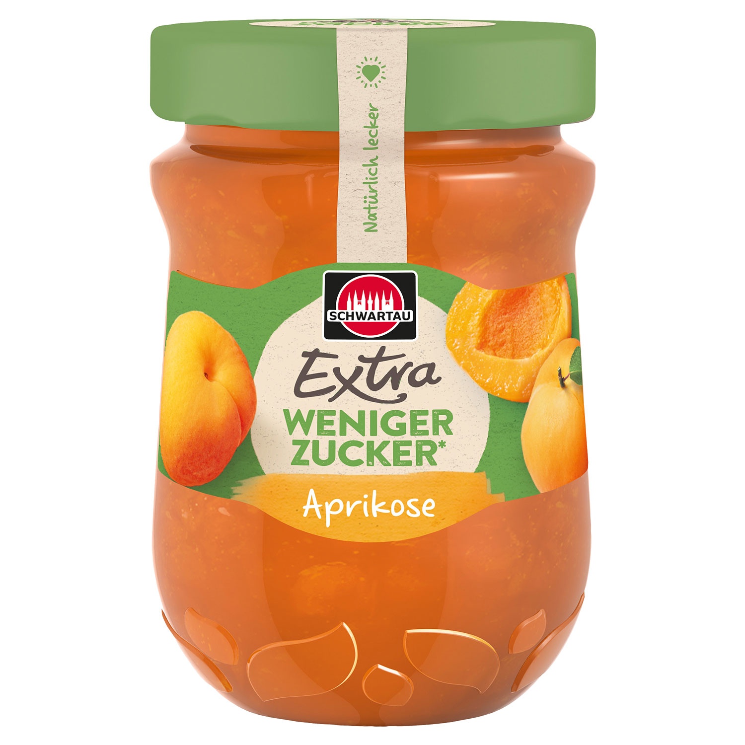 SCHWARTAU Extra Weniger Zucker, Aprikose