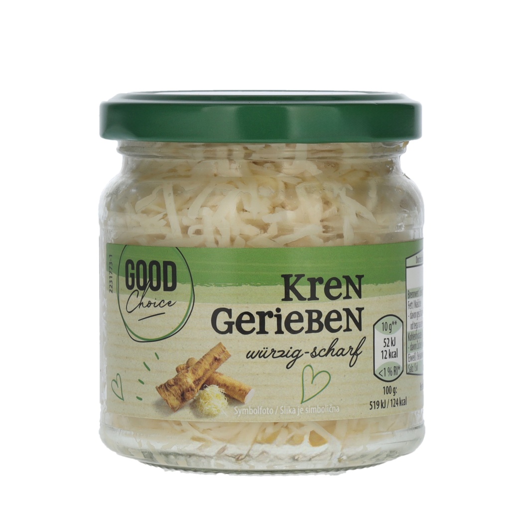 GOOD CHOICE Kren, fein gerieben