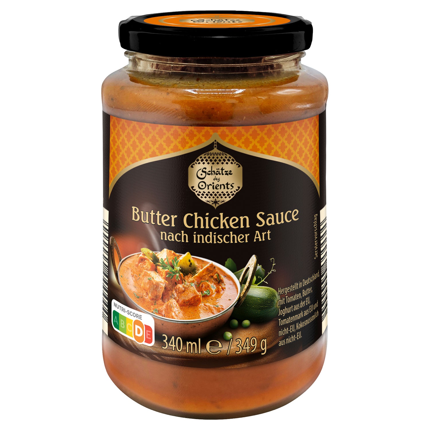 SCHÄTZE DES ORIENTS Indische Saucen 340 ml, Butter Chicken