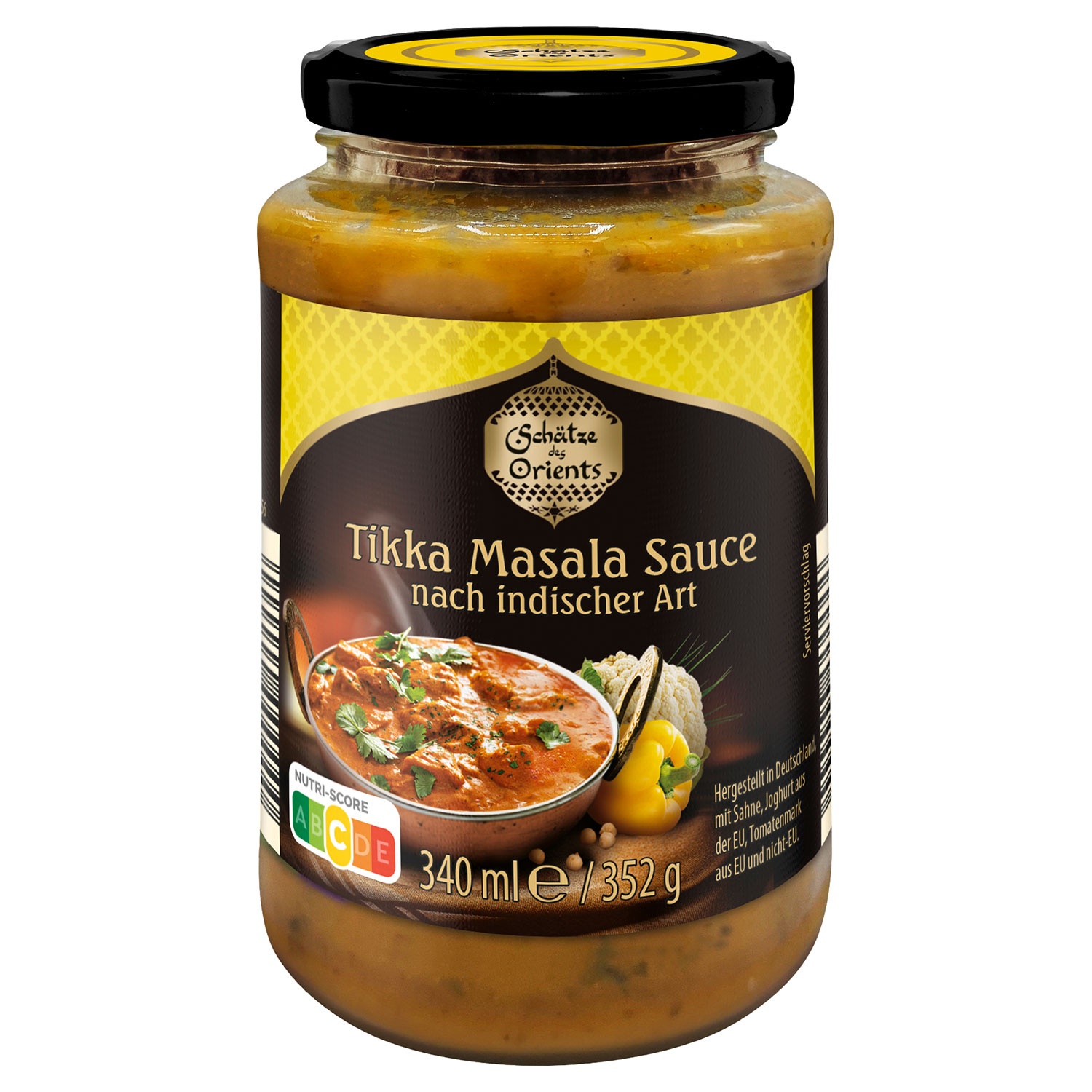 SCHÄTZE DES ORIENTS Indische Saucen 340 ml, Tikka Masala