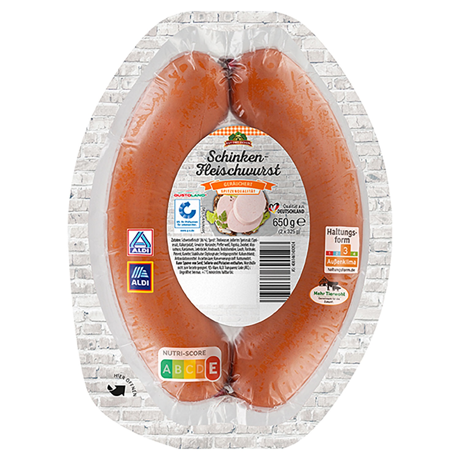 GUT DREI EICHEN Schinkenfleischwurst 650 g