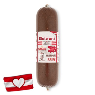 GENUSS 100% AUS ÖSTERREICH Blutwurst Stange