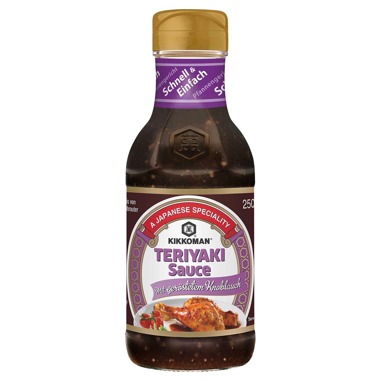 KIKKOMAN Teriyakisauce 250 ml, Knoblauch