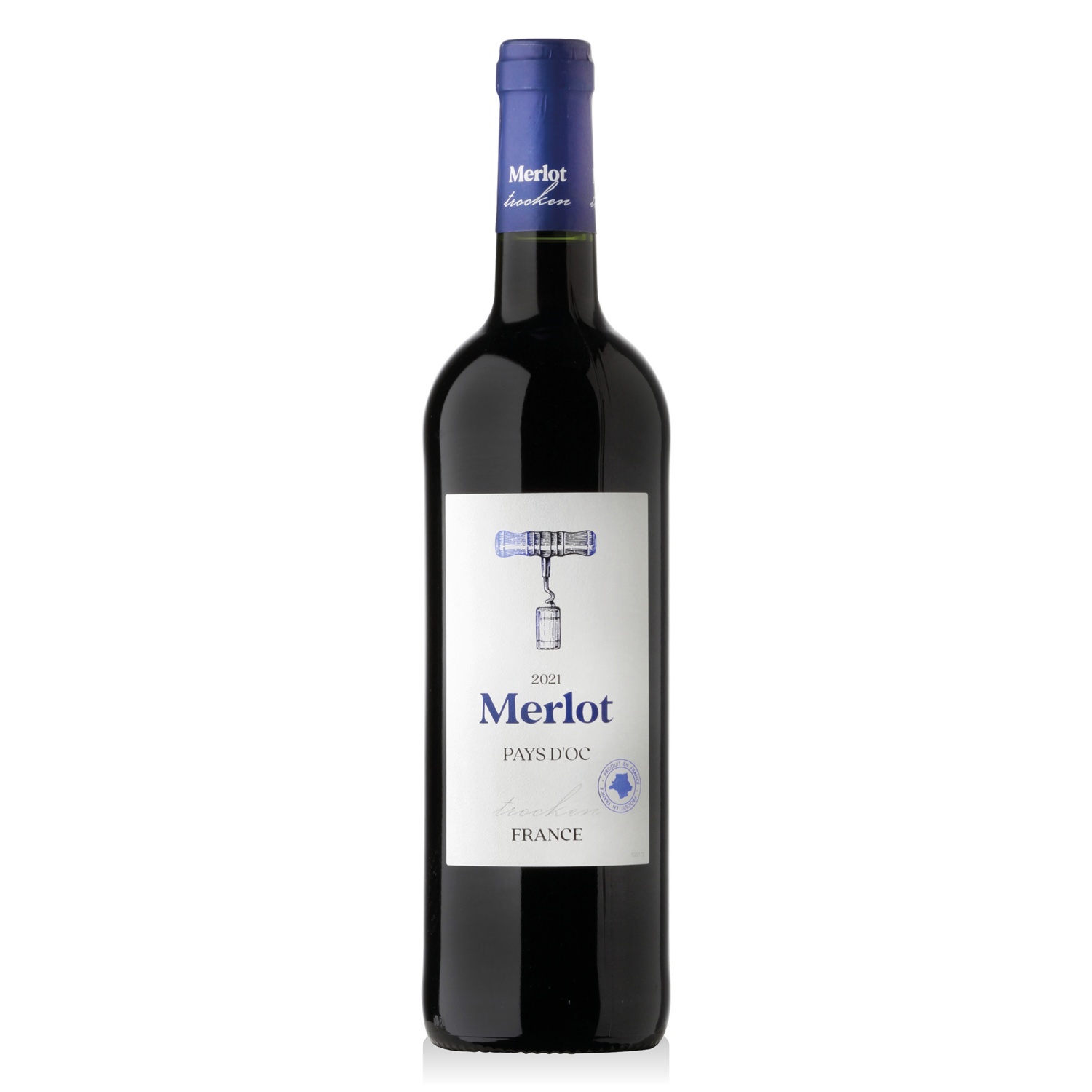 FRANCIAORSZÁG Merlot pays d'oc, 0,75 l