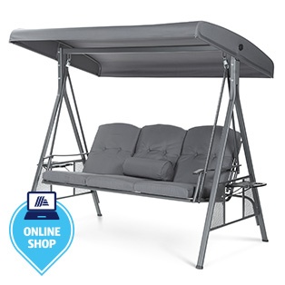 HOME DELUXE Hollywoodschaukel DESCANSO inkl. Abdeckung