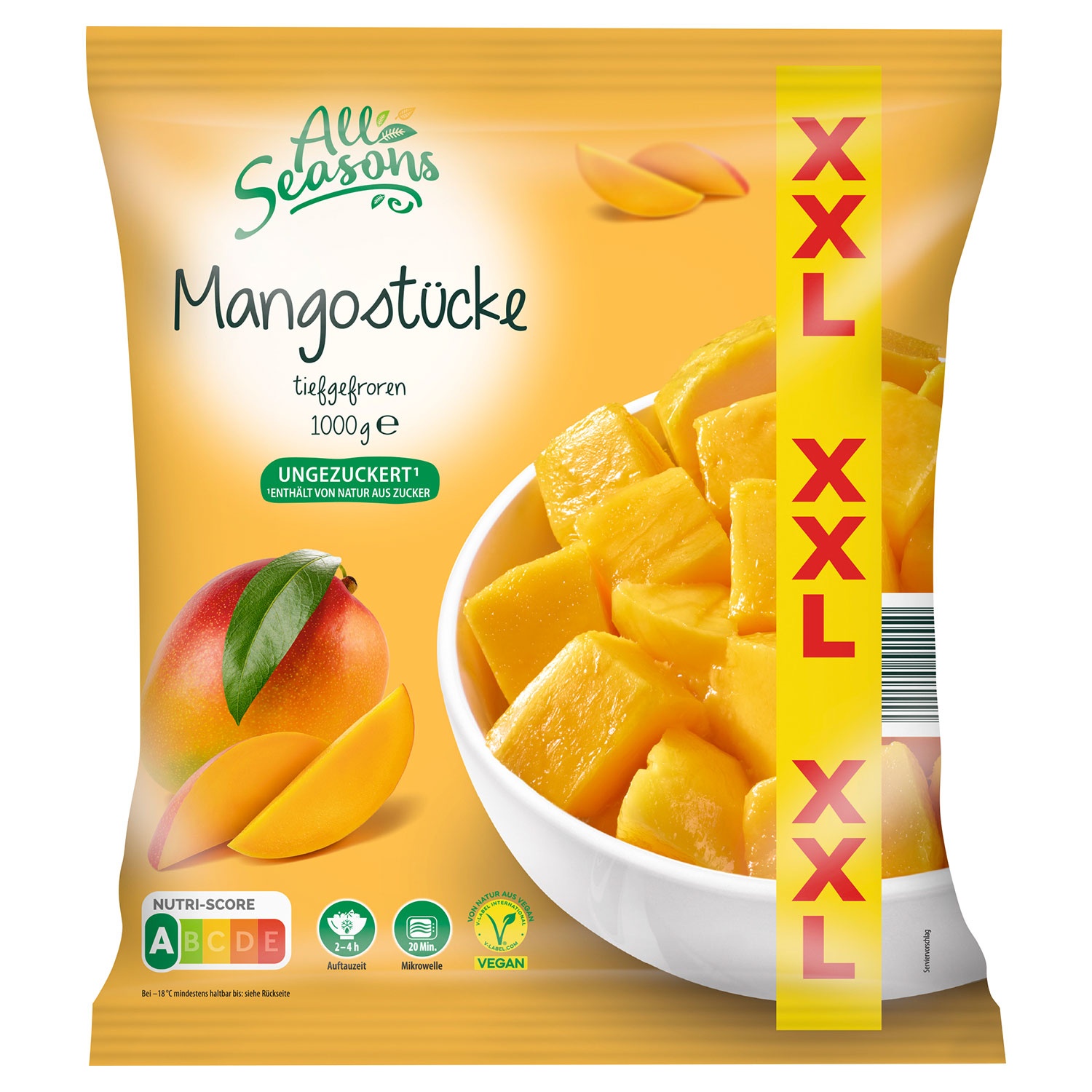 TK XXL Früchtesortiment 1kg, Mango