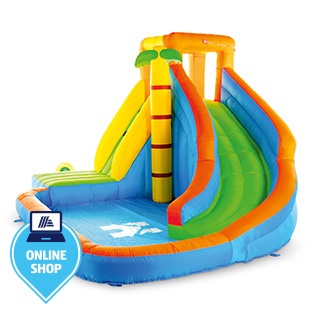 HOME DELUXE VIVI Aufblasbarer Wasserpark mit Rutsche