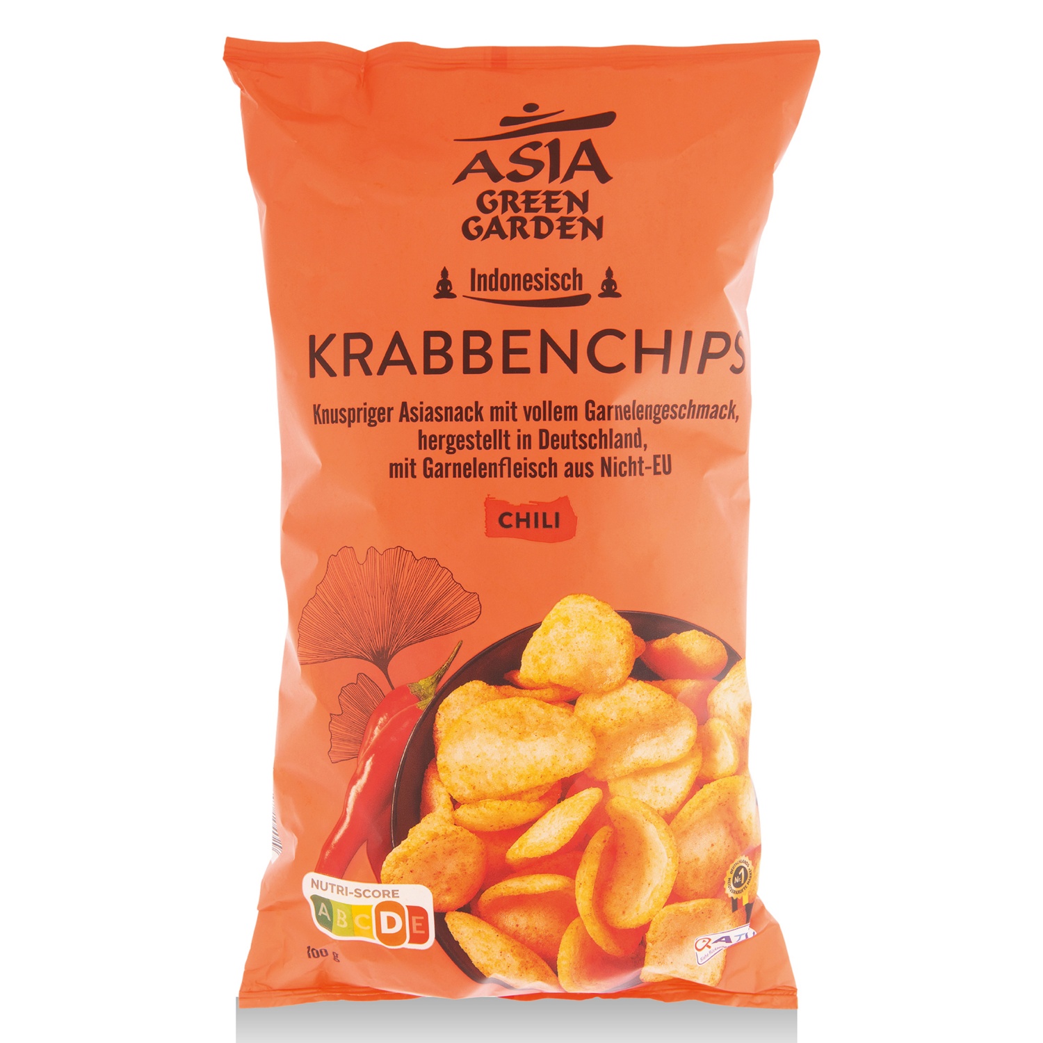ASIA GREEN GARDEN Ráksziromchips, chilis, 100 g