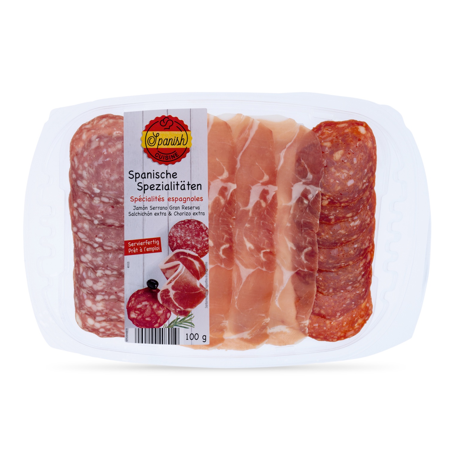 Mediterrane Mixplatten, Spanisch